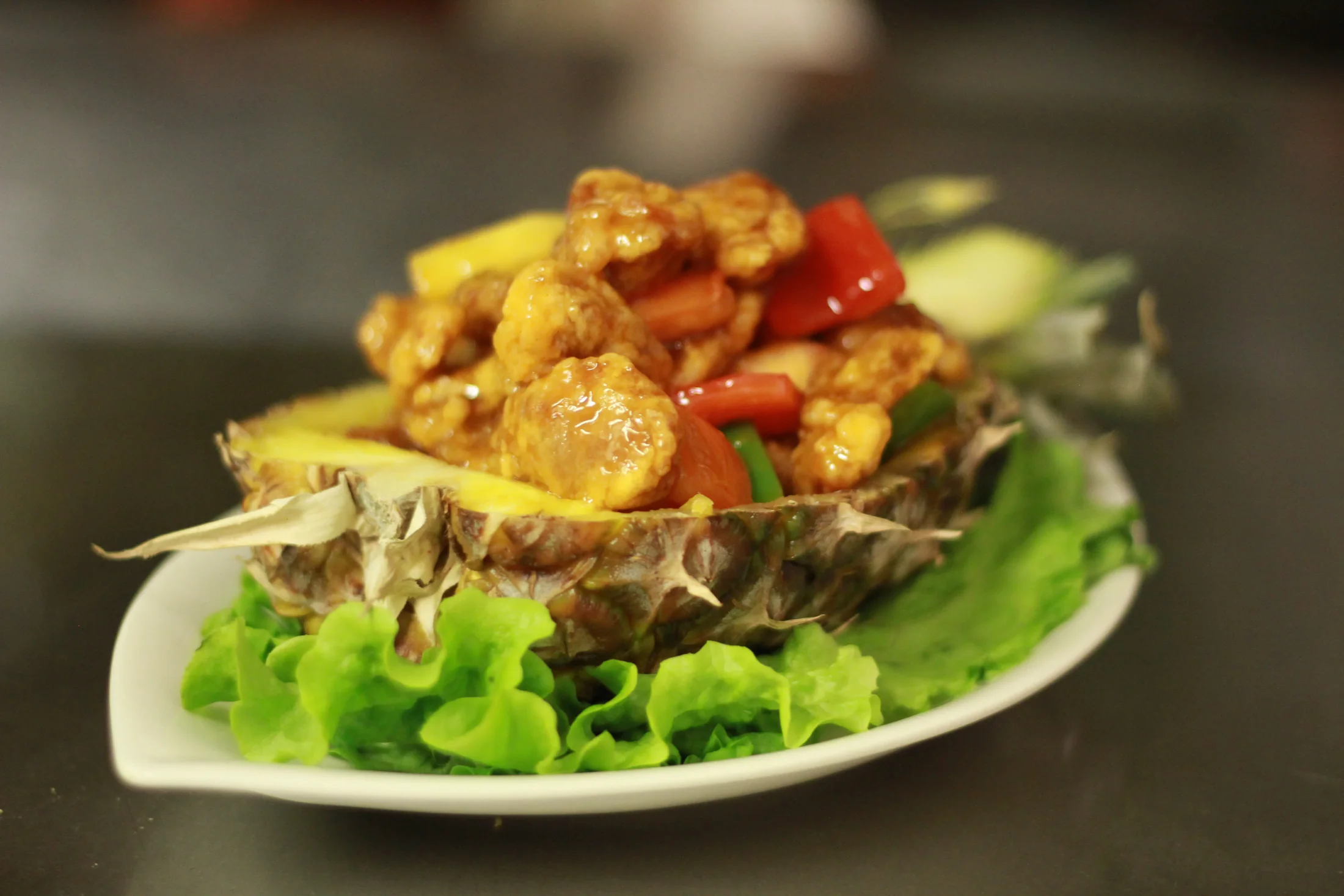 Poulet à l’ananas